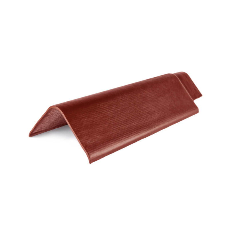 Eternit laineplaadi harja- ja viilukate 90° tumepunane 600 mm