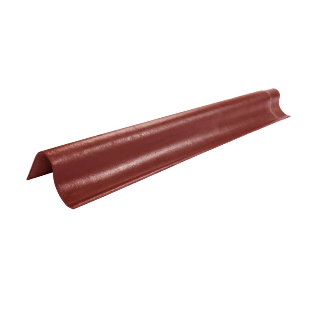 Eternit laineplaadi vasakpoolne tumepunane S-servakate 1620 mm