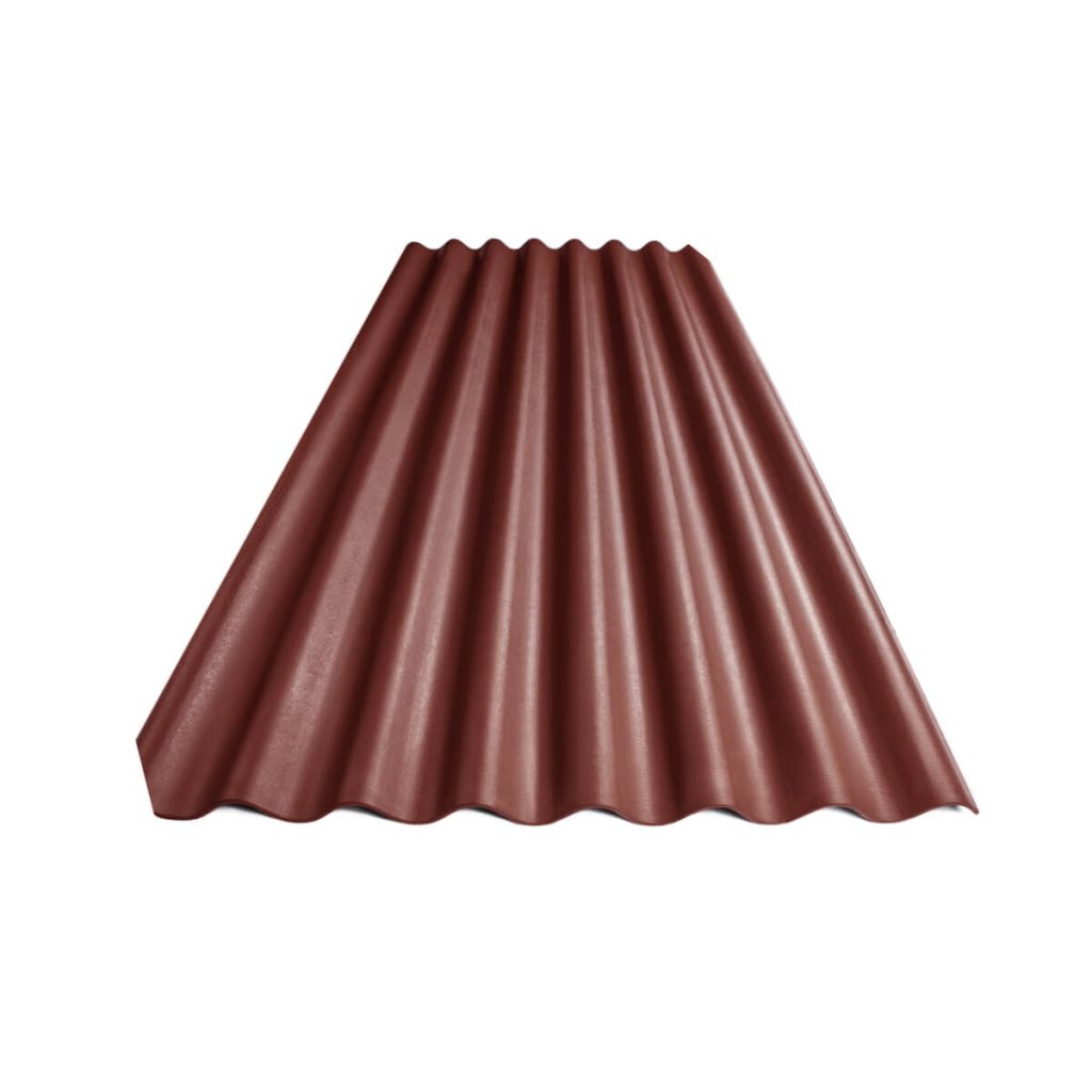 Värvitud eterniit laineplaat Eternit Agro XL kirsipunane 2500×1130 mm