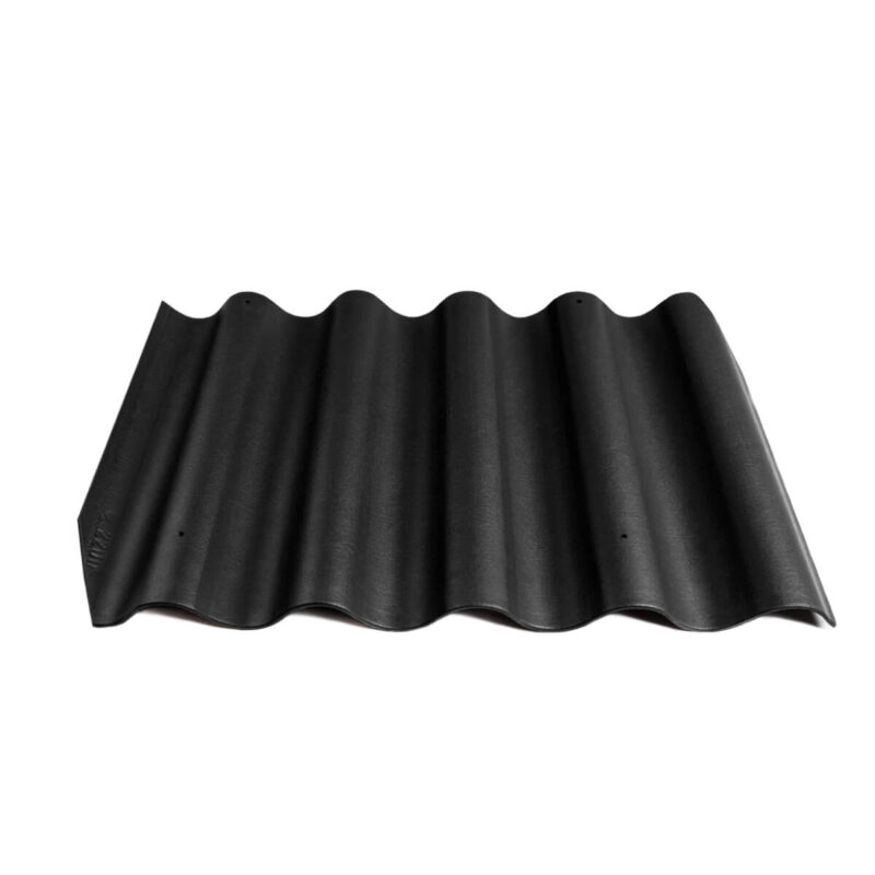 Värvitud eterniit laineplaat Eternit Gotika must 585x920 mm