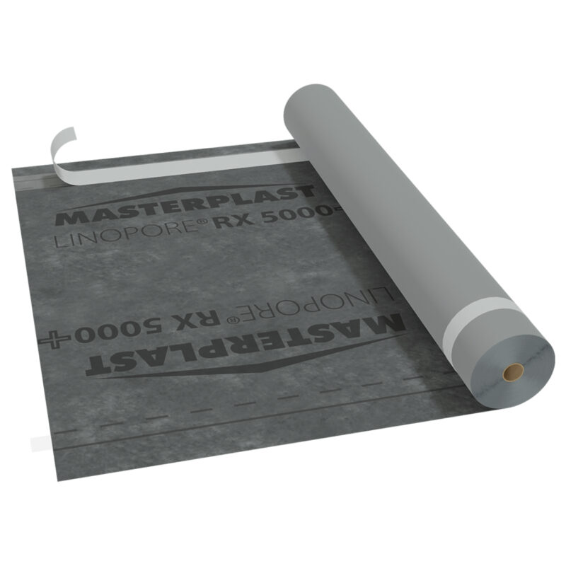 Hingav katuse aluskate kinnitusteibiga 130 g/m² Linopore RX 5000+