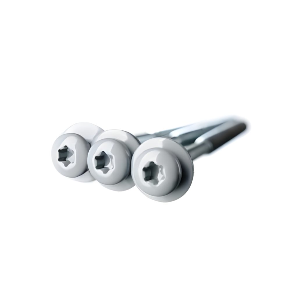 Isepuuriva otsaga Eternit laineplaadi kruvid 6,0 x 100 mm hall, 100 tk