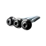 Isepuuriva otsaga Eternit laineplaadi kruvid 6,0 x 100 mm must, 100 tk
