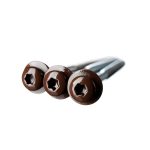 Isepuuriva otsaga Eternit laineplaadi kruvid 6,0 x 100 mm pruun, 100 tk