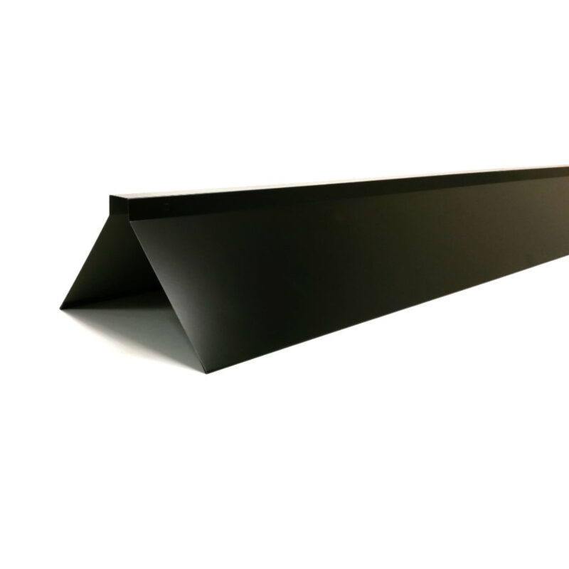 Värvitud must harjaplekk 2000 x 150 x 150 mm