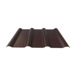Värvitud eterniit laineplaat Fibrodah Modern pruun 625×1166 mm